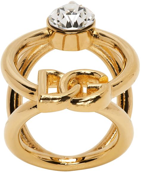 dolce and gabbana gold rings